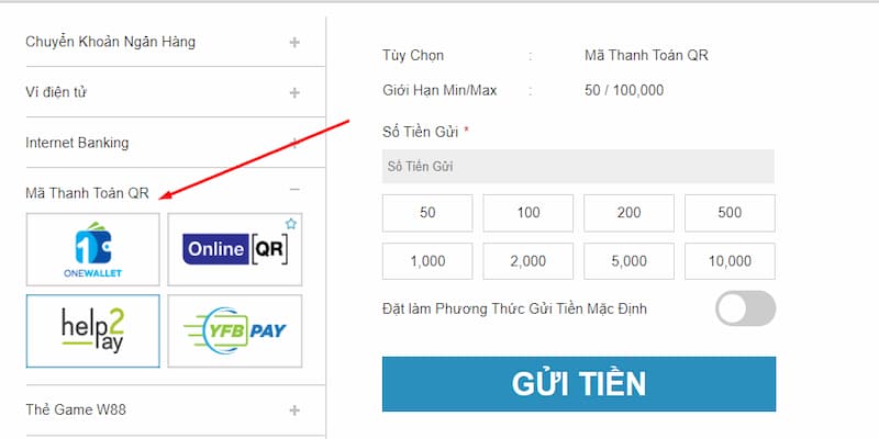 Người chơi cần lưu ý vấn đề hạn mức khi tiến hành nạp tiền WW88