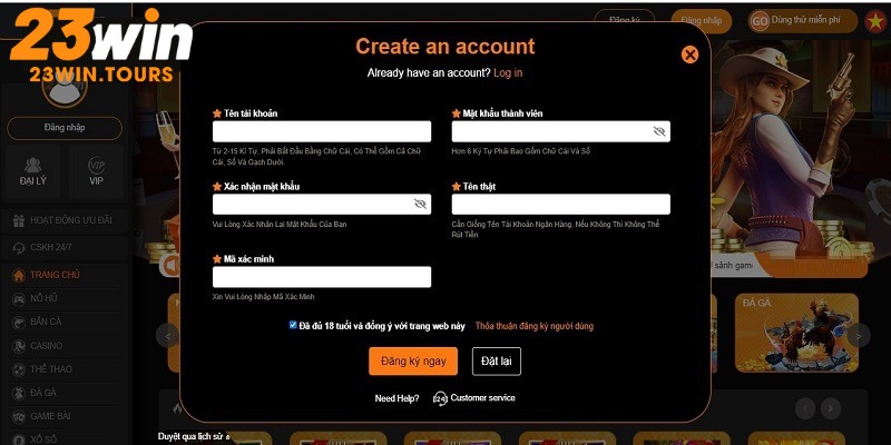 3 bước để đăng ký 23win thành công